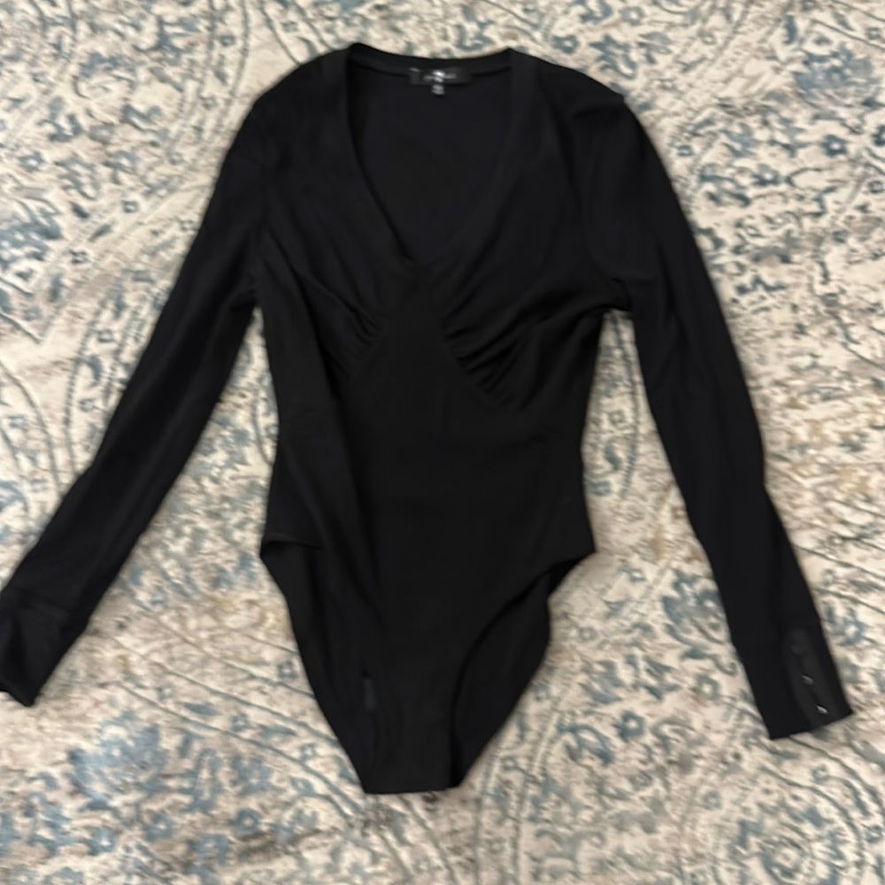 Seven for all man kind black bodysuit